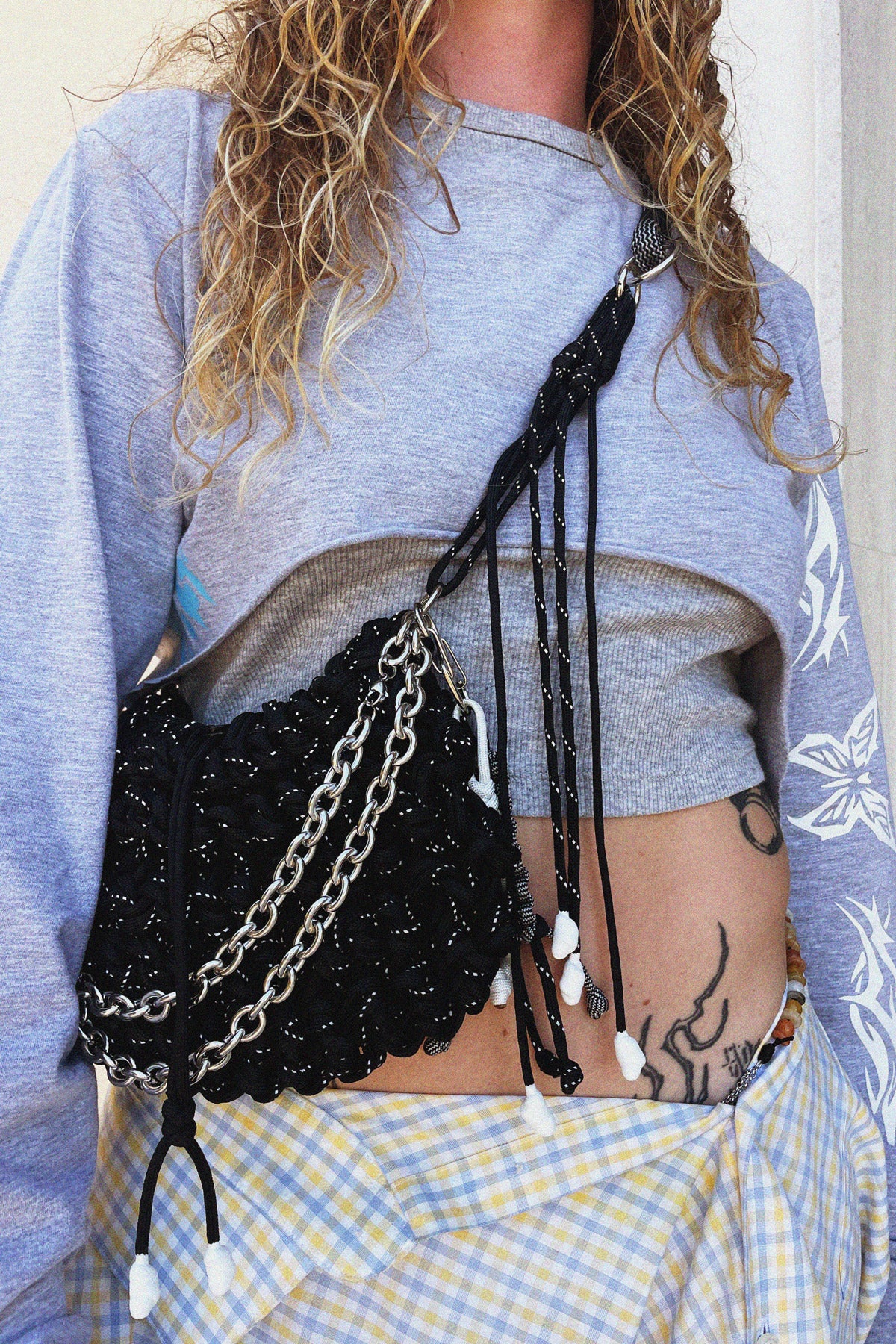 Baby Oriah — Black + chain