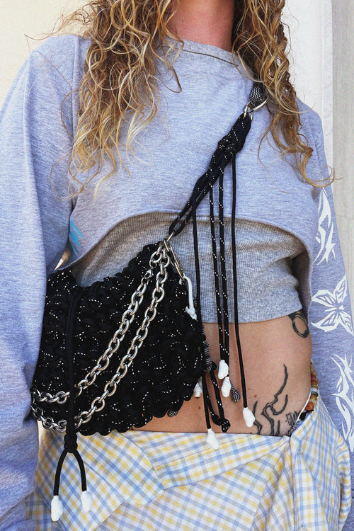 Baby Oriah — Black + chain