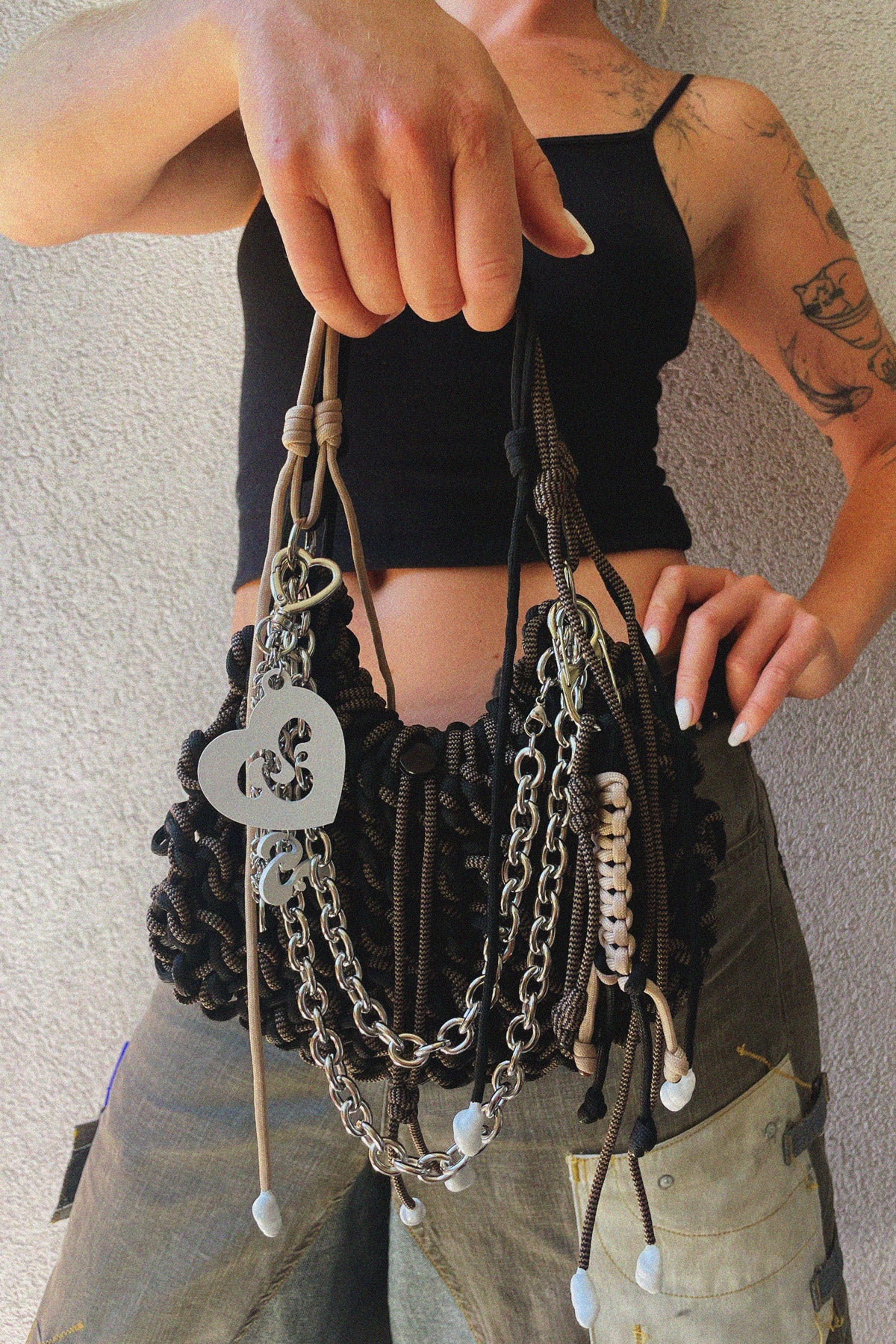 Baby Oriah — Black & Brown + chain