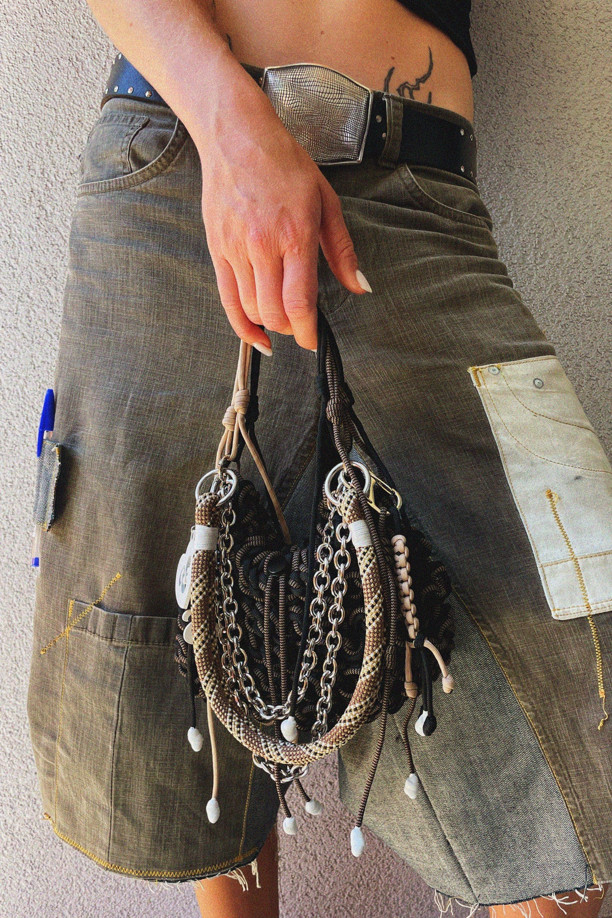 Baby Oriah — Black & Brown + chain